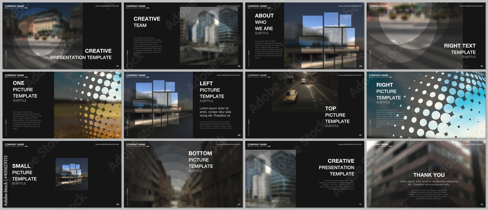 Canvas Prints presentation design vector templates, multipurpose template for presentation slide, flyer, brochure 
