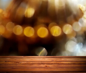 Blurred bokeh background
