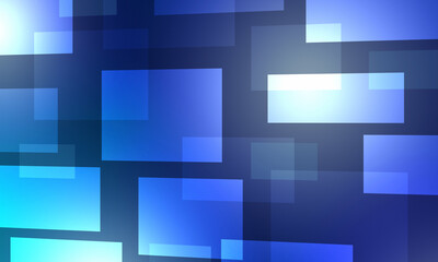 Geometric background. Blue background with rectangles. Cold blue and white tan pattern. Multi-layered texture. Abstract geometric background. Pattern with geometric shapes. Cold-tinted texture