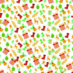 Christmas seamless pattern