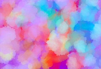 Watercolor paint like gradient background pastel ombre style. Iridescent template for brochure, banner, wallpaper, mobile screen. Neon hologram theme