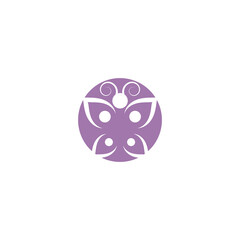 Obraz premium Beauty Butterfly Vector icon design