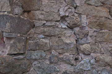 Fototapeta premium background of stone. in the photo, the stone wall of the old building