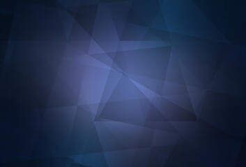 Obraz premium Dark Purple vector abstract polygonal template.