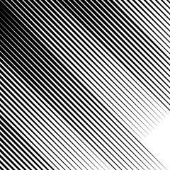 Obraz premium Lines pattern. Diagonal stripes illustration. Striped image. Linear background. Strokes ornament. Abstract wallpaper. Modern halftone backdrop. Digital paper, web design, textile print. Vector art