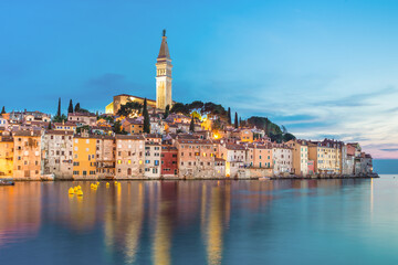 Rovinj is a city in Croatia situated on the north Adriatic Sea Located on the western coast of the Istrian peninsula, it is a popular tourist resort and an active fishing port.