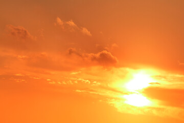 Fototapeta premium sunset in the sky
