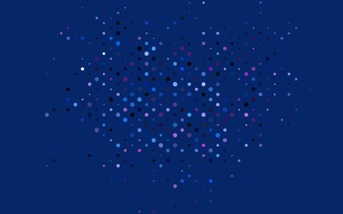 Light Blue, Red vector backdrop with dots.