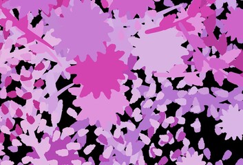 Fototapeta na wymiar Light Pink vector background with abstract shapes.