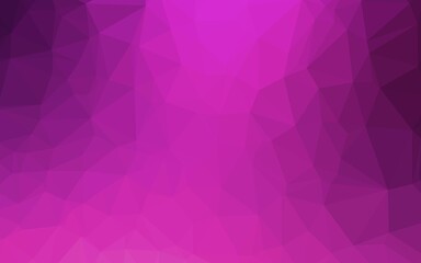 Obraz premium Light Pink vector abstract polygonal texture.