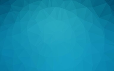 Obraz premium Light BLUE vector abstract polygonal cover.