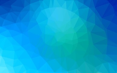 Light BLUE vector blurry triangle pattern.