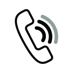 
phone icon. phone call vector. on a white background. vector illustration eps 10