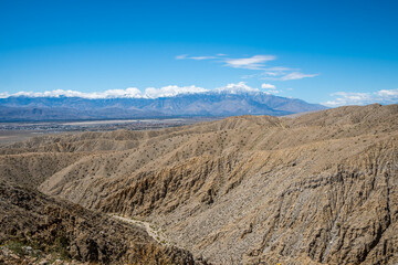 An overlooking view of nature in Palm Springs, California
