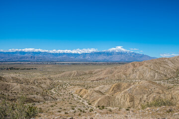 An overlooking view of nature in Palm Springs, California