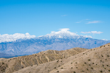 An overlooking view of nature in Palm Springs, California