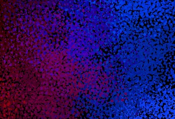 Dark Blue, Red vector background with abstract shapes.