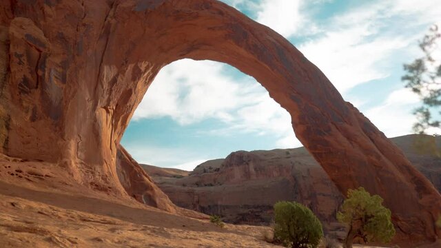 My view of the Carona Arch in Moab, Ut