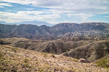 An overlooking view of nature in Palm Springs, California