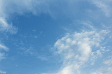 Fototapeta na wymiar bright cumulus cloud and blue sky