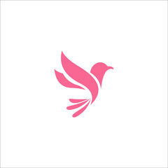 logo wing bird bisinees templet vector