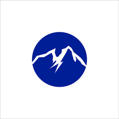 abstract mountain logo