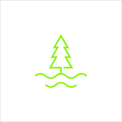 river with pine logo