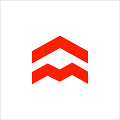 letter AM logo