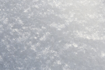 texture of cold winter snow
