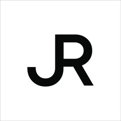 letter JR logo