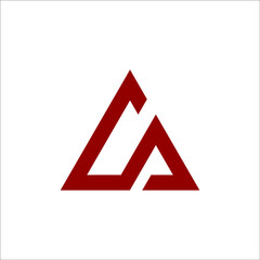 letter SA logo
