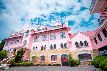 Obraz premium view of Domaine de Marie Church, Da Lat city, Viet Nam