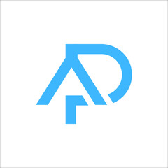 letter AP logo