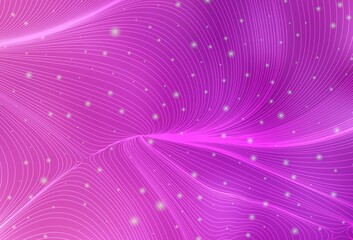 Light Pink vector layout with spheres, lines.