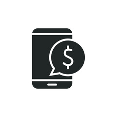 Mobile banking icon