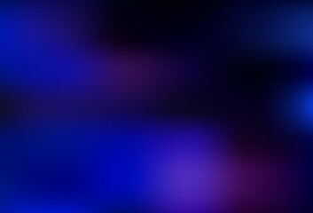Dark Pink, Blue vector blurred shine abstract background.