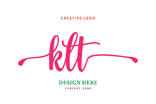 KLT lettering logo is simple, easy to understand and authoritative