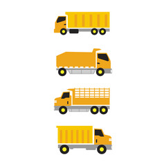 Truck icon design template vector isolated illustration