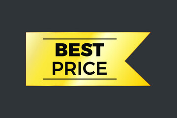 Gold price sticker. Eps 10 vector illustration.