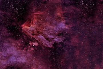 Fototapeta na wymiar Red galaxy in deep space. Elements of this image were furnished by NASA.