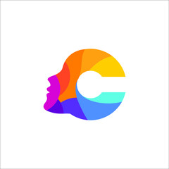 letter C people logo 