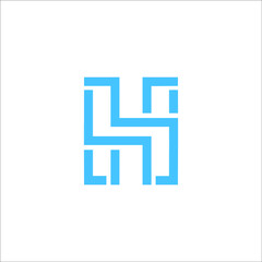 Obraz premium letter TH logo