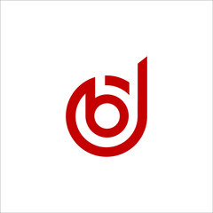 Fototapeta premium BD logo