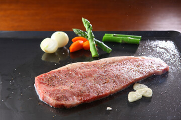 黒毛和牛のサーロインステーキ