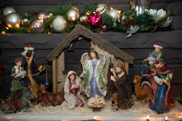 christmas nativity scene