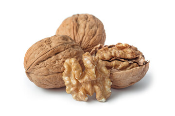 Ripe walnuts