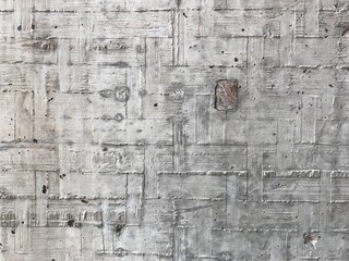 Concrete wall texture in Xiangshan Campus, Academy of Art designed by architect Wang Shu in Hangzhou, China