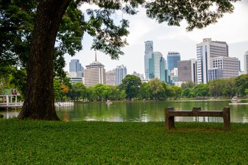 City park in Bangkok