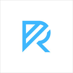 R monoline logo