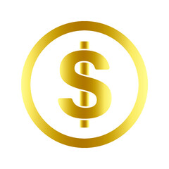 Obraz premium dollar currency icon. dollar vector. editable colors. Eps 10